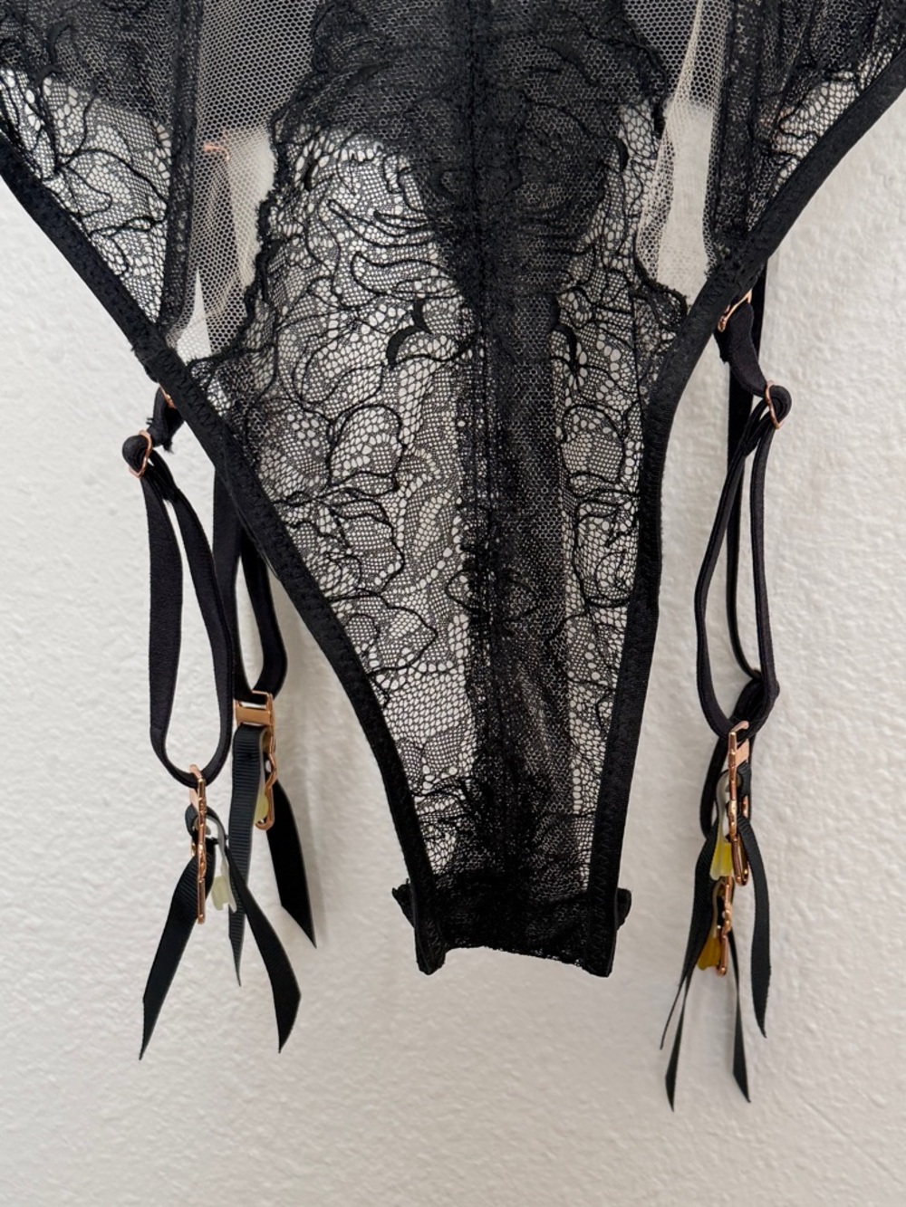 Savage X Fenty Black Lace Bodysuit - Picture 5 of 7